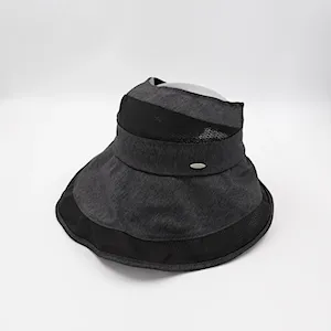 کلاه باکت پارچه ای لبه پشت کوتاه