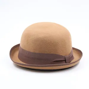 کلاه بولر نمدی باند پاپیونی زه دار