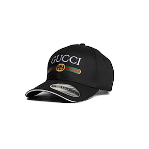 کلاه بیسبالی کتان لبه زه دار گلدوزی GUCCI