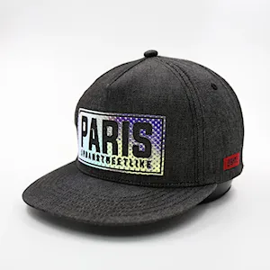 کلاه بیسبالی کتان اسنپ بک تکه دوزی PARIS