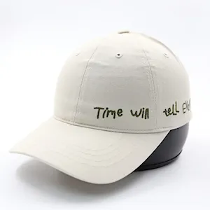 کلاه بیسبالی کتان TIME WILL TELL