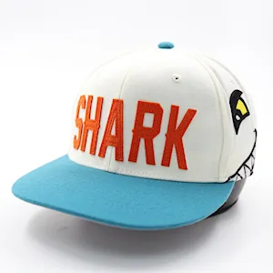 کلاه بیسبالی کتان اسنپ بک عروسکی SHARK