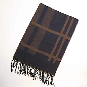 شال گردن پارچه ای طرح بربری 
