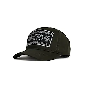 کلاه بیسبالی کتان تراکر B500 پچ Chrome Hearts طرح CH