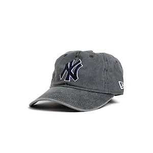 کلاه بیسبالی کتان واشد dad’s cap گلدوزی دورنگ Ny