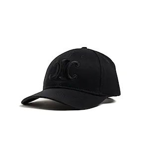 کلاه بیسبالی کتان K نقاب کوتاه گلدوزی لوگو Celine