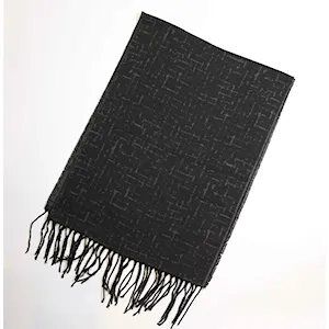شال گردن پارچه ای دو رو طرحدار خطی 