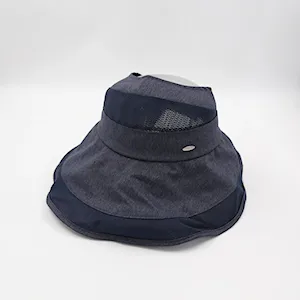 کلاه باکت پارچه ای لبه پشت کوتاه