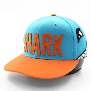 کلاه بیسبالی کتان اسنپ بک عروسکی SHARK