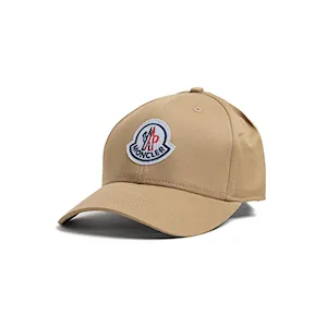 کلاه بیسبالی کتان دو گلدوزی تکه دوزی MONCLER