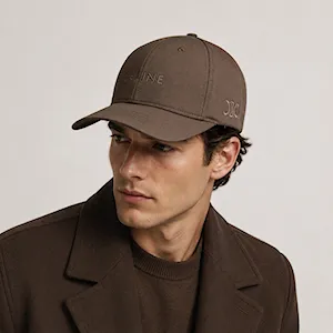 کلاه بیسبالی کتان گلدوزی فونت Celine