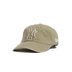 کلاه بیسبالی کتان واشد dad’s cap گلدوزی دورنگ Ny