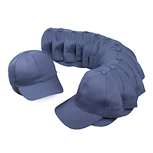کلاه بیسبالی کتان کجراه ریز طوسی پررنگ