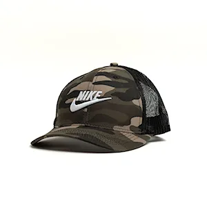 کلاه بیسبالی کتان پشت تور گلدوزی لوگوفونت nike چریکی