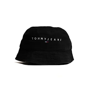  کلاه باکت کتان گلدوزی لوگوفونت tommy