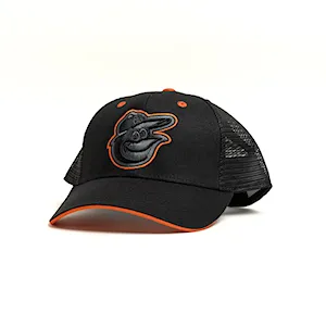 کلاه بیسبالی کتان پشت تور گلدوزی Baltimore Orioles