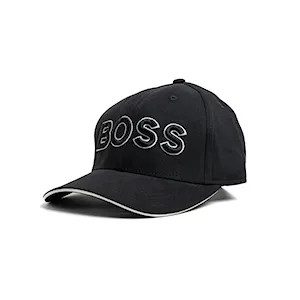 کلاه بیسبالی کتان گلدوزی برجسته BOSS