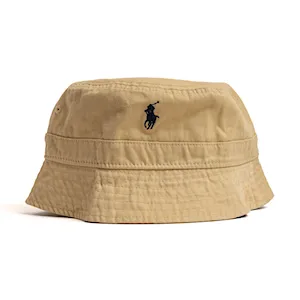 کلاه باکت کتان گلدوزی polo