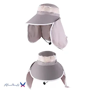 کلاه آفتابگیر زنبوری پشت دار