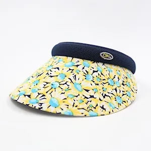 نقاب آفتابگیر پارچه ای لبه چاپی گلدار CD Daniel